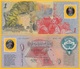 Kuwait 1 Dinar	P-CS1 1993 Folder & Envelope Commemorative UNC Polymer Banknote - Kuwait