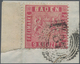 Baden - Marken Und Briefe: 1860, Wappen 9 Kr. Karmin Mit 11 Mm Linkem Rand Auf Briefstück Mit Nr.-St - Other & Unclassified
