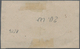 Baden - Marken Und Briefe: 1860/64, Briefstück Mit Wappen 1 Kr. Schwarz Eng Gezähnt, Linierter Grund - Andere & Zonder Classificatie