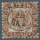 Baden - Marken Und Briefe: 1866/1868, 9 Kreuzer Dunkelbraun Zentrisch Klar Entwertet Mit K2 Karlsruh - Altri & Non Classificati