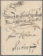 Bayern - Vorphilatelie: 1683, Kleiner Faltbrief Geschrieben In Nürnberg Nach Lissabon Mit Handschrif - Prephilately