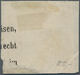 Bayern - Marken Und Briefe: 1849, SCHWARZER EINSER 1 Kreuzer Schwarz, Platte 1, Geschnitten, Unten M - Other & Unclassified