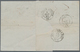 Delcampe - Bayern - Marken Und Briefe: 1850/51: Drei Briefe Und Zwei Briefstücke Mit Sehr Frühen Buntfrankature - Autres & Non Classés