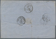 Bayern - Marken Und Briefe: 1866, 6 Kr Blau Und 2 X 9 Kr Ockerbraun, Alle Marken Voll- Bis Breitrand - Other & Unclassified