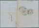 Bayern - Marken Und Briefe: 1867, Quadratausgabe 9 Kr Ockerbraun, Allseits Vollrandig, Zusammen Mit - Altri & Non Classificati