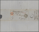 Bayern - Marken Und Briefe: 1862, Wappen 3 Kr. Rosa Mit L2 "POSTABLAGE Steinbühl", Roter "Charge" Un - Autres & Non Classés