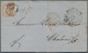 Bayern - Marken Und Briefe: 1867, 12 Kr Hellbraunviolett Wappen, Allseits Gerandet, Entwertet Mit MR - Altri & Non Classificati