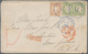Bayern - Marken Und Briefe: 1873/1875, 2 Stück 1 Kr Grün Und 9 Kr Braun Entwertet Mit Graublauem K1 - Andere & Zonder Classificatie