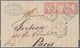 Bayern - Marken Und Briefe: 1872, 3 Kreuzer Im Waager. 3er-Streifen Entwertet Mit K1 NÜRNBERG Auf Ko - Sonstige & Ohne Zuordnung