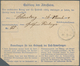 Bayern - Marken Und Briefe: 1870, 2 X 3 Kr Hellkarmin, MeF Auf Postanweisungsformular über 2 Gulden - Autres & Non Classés