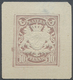 Bayern - Marken Und Briefe: 1876 (ca.), Ungezähnte Proben Der Ganzsachen-Wertstempel Zu 3 Pf., 5 Pf. - Sonstige & Ohne Zuordnung
