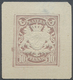 Bayern - Marken Und Briefe: 1876 (ca.), Ungezähnte Proben Der Ganzsachen-Wertstempel Zu 3 Pf., 5 Pf. - Andere & Zonder Classificatie