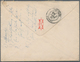 Bayern - Marken Und Briefe: 1876, 2 X 3 Pfg. Hellgrün, 5 Pfg. Opalgrün Und 2 X 5 Pfg. Violett Auf Au - Andere & Zonder Classificatie