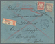 Bayern - Marken Und Briefe: 1902, 80 Und 10 Pfg. Wappen Auf Enorm Selt. Eilboten-R-Brief, Landzustel - Andere & Zonder Classificatie