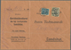 Bayern - Dienstmarken: 1920, 80 Pf. Dienst Abschied Mit 50 Pf. Volksstaat Auf Portor. Orts-Zustellur - Sonstige & Ohne Zuordnung