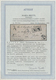Bayern - Portomarken: 1862, 3 Kr. Schwarz, 2 Einzelwerte Mit Tintenkreuz-Entwertung Auf Faltbriefhül - Sonstige & Ohne Zuordnung