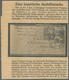 Bayern - Portomarken: 1910, Portomarke 2 Pf. Weißes Papier, Als Freimarke Verwendet Auf Streifband 3 - Autres & Non Classés