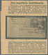 Bayern - Portomarken: 1910, Portomarke 2 Pf. Weißes Papier, Als Freimarke Verwendet Auf Streifband 3 - Sonstige & Ohne Zuordnung