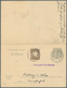 Bayern - Ganzsachen: 1907, Doppelkarte 2+2 Pf Rauten, DV 06, Mit 3 Pf Zfr. Von "Straubung 29.9.07" N - Andere & Zonder Classificatie