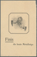 Bayern - Ganzsachen: 1911, Fragekarte 10 Pf Rauten, Mit Bildzudruck "Finis - Die Beste Metallsäge", - Autres & Non Classés