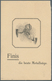 Bayern - Ganzsachen: 1911, Fragekarte 10 Pf Rauten, Mit Bildzudruck "Finis - Die Beste Metallsäge", - Sonstige & Ohne Zuordnung