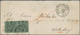 Braunschweig - Marken Und Briefe: 1863, 1/2 Gr Schwarz Auf Grün Im Senkr. Paar Einzeln Entwertet Mit - Brunswick