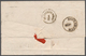 Bremen - Marken Und Briefe: BREMEN 3 8 (1866), Ra2 Auf „Muster Ohne Werth”-Faltumschlag Mit 2x Preus - Bremen