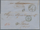 Hamburg - Marken Und Briefe: 1860, Kpl. Faltbrief Aus "HAMBURG TH. & T. 9.5.1860" Mit Geändertem Lei - Hamburg