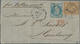 Hamburg - Marken Und Briefe: 1870 BALLON MONTÉ: Kleiner Faltbrief Von Paris Nach Hamburg, Geflogen M - Hamburg