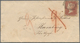 Hamburg - Besonderheiten: Incoming Mail: 1856, England 1 D. Rotbraun Mit Nummer "10" Auf Kleinformat - Hamburg