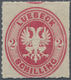 Lübeck - Marken Und Briefe: 1863, 2 1/2 S Karmin Mit Normalem Durchstich In Sauberer Postfrischer Er - Lübeck