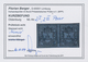Oldenburg - Marken Und Briefe: 1852, 1/30 Th Schwarz A. Grauultramarin In Type I Im Waager. Paar Mit - Oldenburg