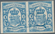 Oldenburg - Marken Und Briefe: 1861: 1 Gr. Blau, Waagerechtes Paar, In Tiefer Farbe, Voll- Bis Breit - Oldenburg