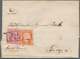 Preußen - Marken Und Briefe: 1851, 1/2 Sgr Rotorange U. 1 Sgr Rosa, MiF Auf Kompl. Faltbrief Von PUT - Autres & Non Classés