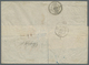 Preußen - Marken Und Briefe: 1858. Faltbriefhülle (Seidenpapier, Bügig), Frankiert Mit 3 Sgr. Orange - Other & Unclassified