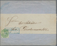 Preußen - Marken Und Briefe: 1863, 4 Pfg. Grün, Zwei Belege: Einzelfrankatur Auf Vollständigem Strei - Other & Unclassified