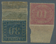 Preußen - Marken Und Briefe: 1866, 10 Sgr Rosarot Und 30 Sgr Grünblau Postfrisch Vom Unter- Bzw. Obe - Altri & Non Classificati