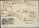Preußen - Marken Und Briefe: 1867, 6 Kreuzer Blau, Mi.-Nr. 25, In Mischfrankatur Mit 1868, Norddt. B - Autres & Non Classés