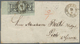 Thurn & Taxis - Marken Und Briefe: 1852, 1/2 Sgr. Schwarz Auf Graugrün, Zwei Einzelstücke (Randstück - Andere & Zonder Classificatie