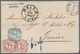 Thurn & Taxis - Marken Und Briefe: 1862, 15 Kreuzer-Frankatur, Bestehend Aus 3 Kr. Hellblau Und 6 Kr - Andere & Zonder Classificatie