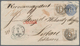 Thurn & Taxis - Marken Und Briefe: 1863, GA-Umschlag 6 Kr. Ultramarin, Lange Gummierung Mit Zusatzfr - Sonstige & Ohne Zuordnung