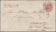 Thurn & Taxis - Landpoststempel: 1863, NACKENHEIM, Ra 1 Schwarz Nebengesetzt Auf Ganzsachen-Umschlag - Altri & Non Classificati