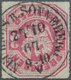 Thurn & Taxis - Nachverwendete Stempel: "NEUHAUS B. SONNEBERG 27/10 67" FRÜHESTER BEKANNTER STEMPEL - Other & Unclassified