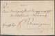 Württemberg - Vorphilatelie: DE PFORZHEIM, Zwei Faltbriefe Von 1789/1799 Mit Deutlichen L1 In Unters - [Voorlopers