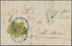Delcampe - Württemberg - Marken Und Briefe: 1852/1853, Drei Briefe Mit 3 Kr. Schwarz Auf Gelb: Zwei übereinande - Other & Unclassified