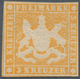 Württemberg - Marken Und Briefe: 1857, Wappen 3 Kr. Orangegelb Mit Seidenfaden, Ungebraucht Ohne Gum - Other & Unclassified