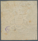 Württemberg - Marken Und Briefe: 1857, Wappen 18 Kr. Dunkelblau Mit Seidenfaden, Ungebraucht Mit Ori - Other & Unclassified