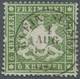Württemberg - Marken Und Briefe: 1861, Wappen 6 Kr. Grün Auf Eng Gezähntem Dünnen Papier Mit Platten - Other & Unclassified