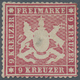 Württemberg - Marken Und Briefe: 1861, Wappen 9 Kr. Karmin, Dünnes Papier Eng Gezähnt Ungebraucht Mi - Other & Unclassified