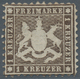 Württemberg - Marken Und Briefe: 1862, Wappen 1 Kr. Schwarzbraun, Weit Gezähnt Ungebraucht Ohne Gumm - Other & Unclassified